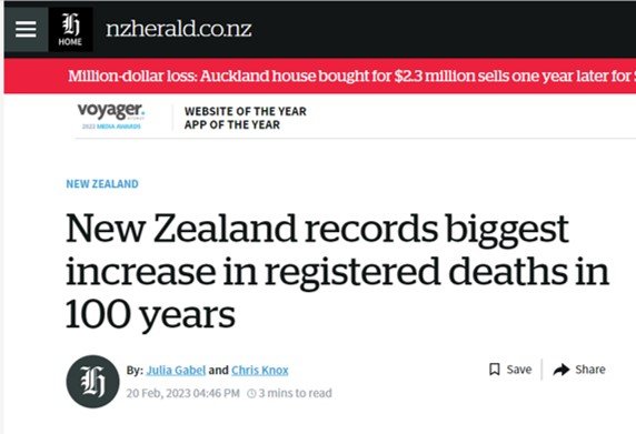 Excess Deaths NZ Herald