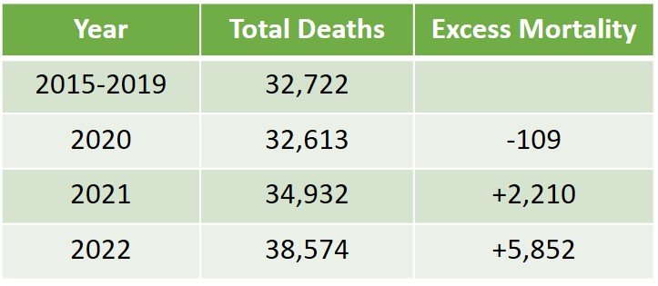 Bloomfield lies excess mortality Stats NZ