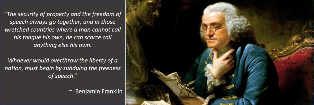 Benjamin Franklin Censorship Quote