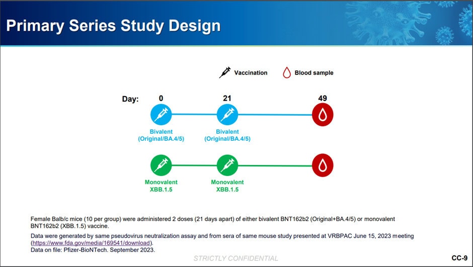 XBB1.5 Variant Vaccine ACIP 10 mice