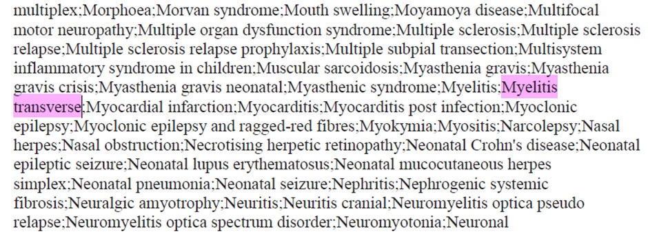 rare neurological condition
