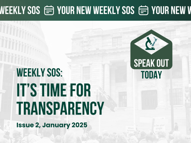 It's Time For Transparency in Your Weekly SOS