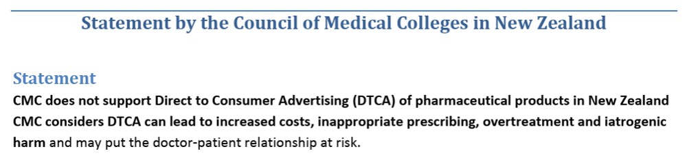 Vaccines and Autism Direct to Consumer Advertising