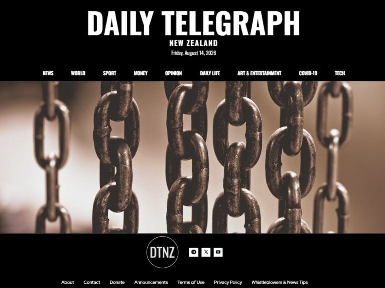 Daily Telegraph New Zealand Free Speech Under Threat