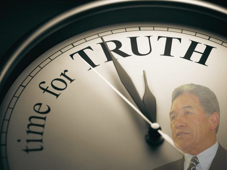 Winston Peters Truth Covid-19 New Zealand